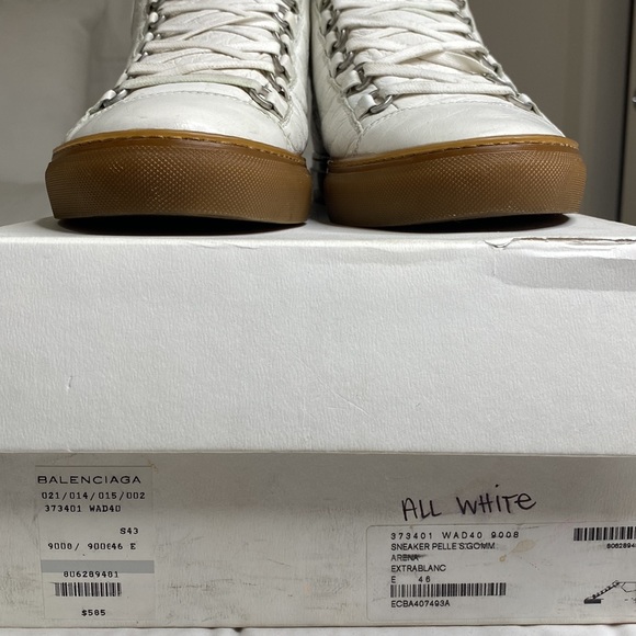 Balenciaga arena extra land White | sz 46 US 13 Guaranteed Authentic with box - Picture 15 of 16